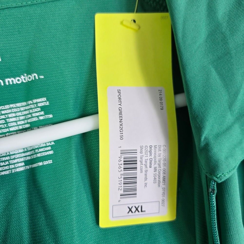 All in Motion Golf Dress Women XXL Green Sleeveless Pleated Activewear Tennis - Picture 4 of 9